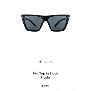 Prada flat top sunglasses